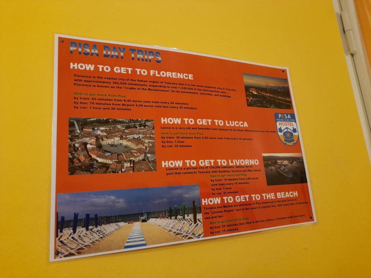 Pisa Train Station Hostel Εξωτερικό φωτογραφία